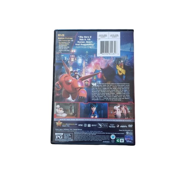 Disney's Big Hero 6 DVD Animated Film GUC - Picture 2 of 3